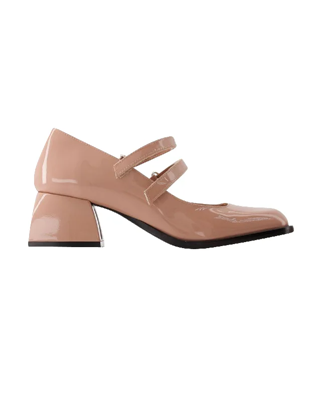 Bulla Bacara Pumps - Nodaleto - Leather - Pink---Comfortable Leather Pumps for Office and Everyday Wear