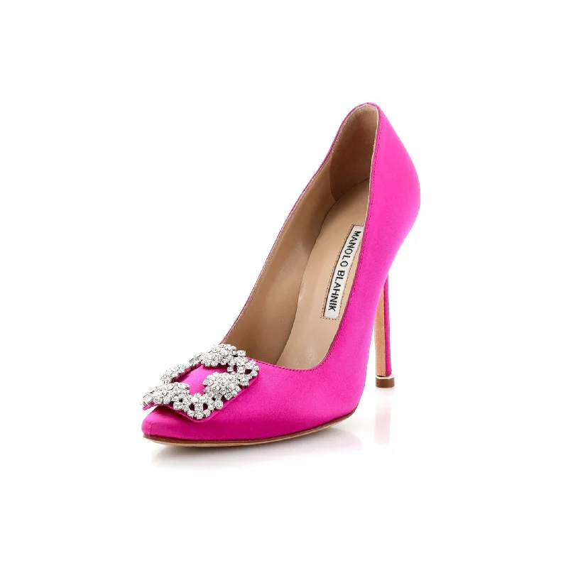 Women's Hangisi Pumps Satin 105Affordable Satin Heels with a Luxe Touch