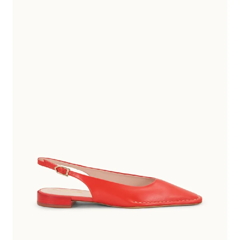 Slingbacks in Leather---Comfortable Leather Pumps for Office and Everyday Wear