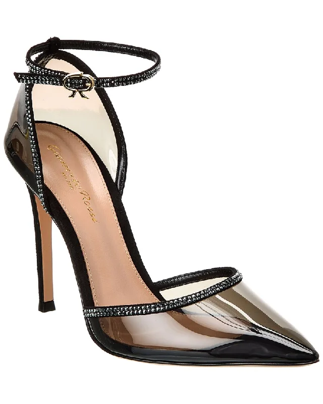 Versatile Heeled Sandals for Any Occasion---Gianvito Rossi Sabina Plexi Pump