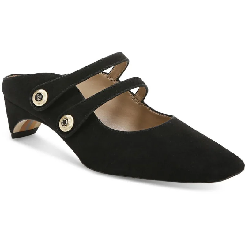 Sam Edelman Womens McKenna Strappy Square Toe Pumps---Durable Square Toe Block Heels for Everyday Use