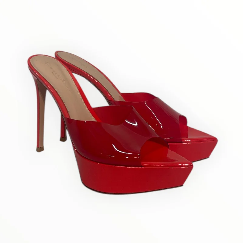 GIANNI ROSS/Heels/EU 39/Leather/RED/---Comfortable Leather Pumps for Office and Everyday Wear