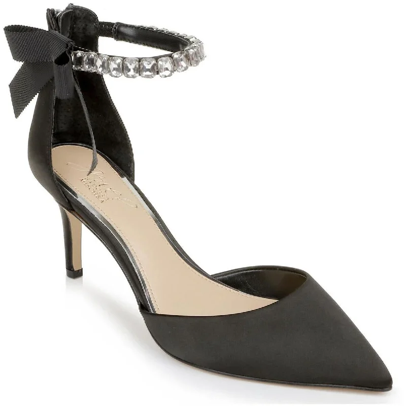 Stylish Ankle Strap Heels for Women--Jewel Badgley Mischka Womens Jaycee Dressy Ankle Strap Pumps