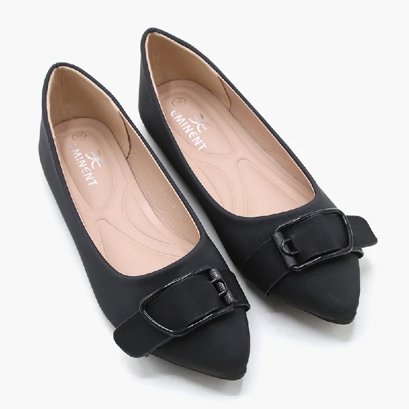 Versatile Heeled Sandals for Any Occasion---Eminent Women's Pumps - Black