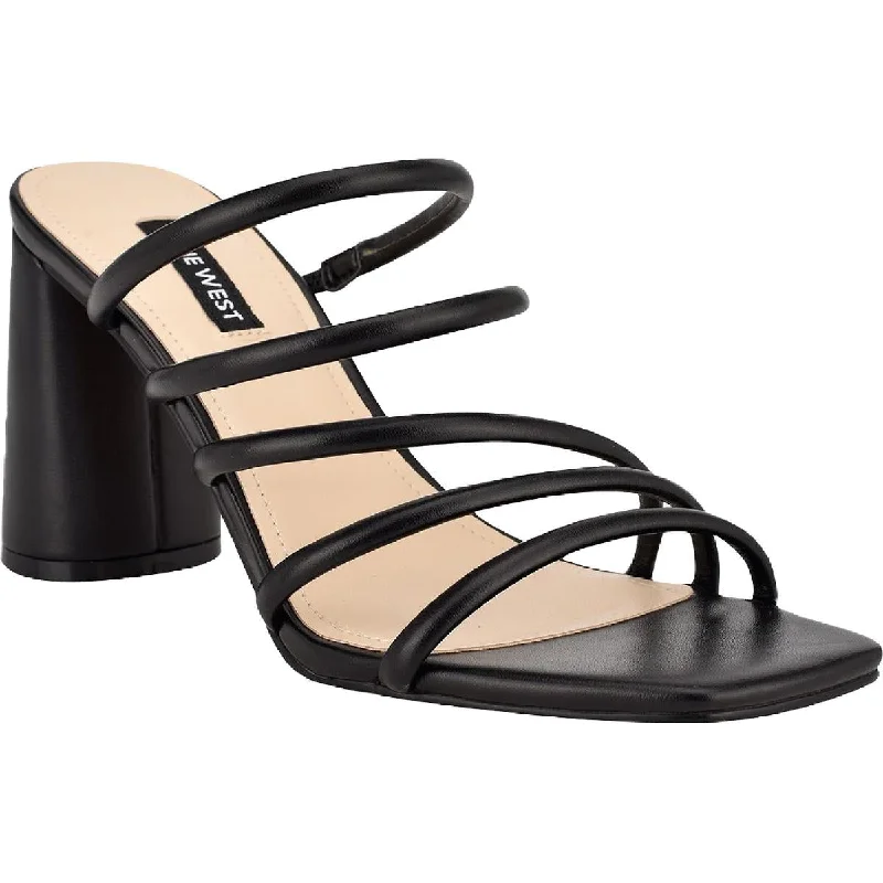 Nine West Womens Girlie 3 Strappy Block Heels---Affordable Strappy Platform Heels with Premium Quality