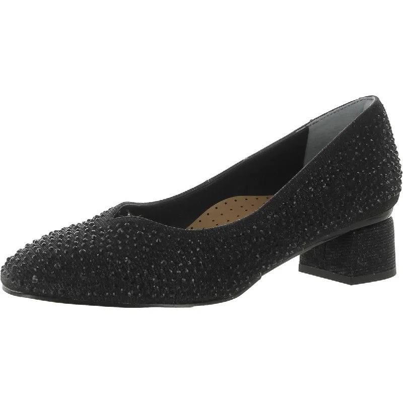 Stylish Slip-On Pumps for Quick Elegance---J. Renee Womens Bielle Embellished Slip On Pumps