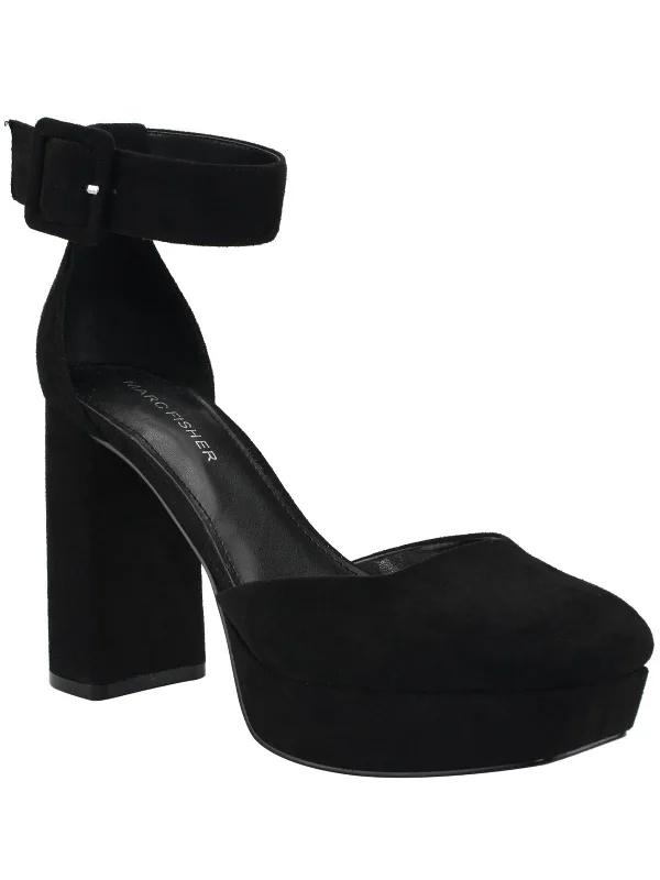 Affordable Suede Ankle Pumps for All-Day Wear--NAINA2 Womens Faux Suede Pumps