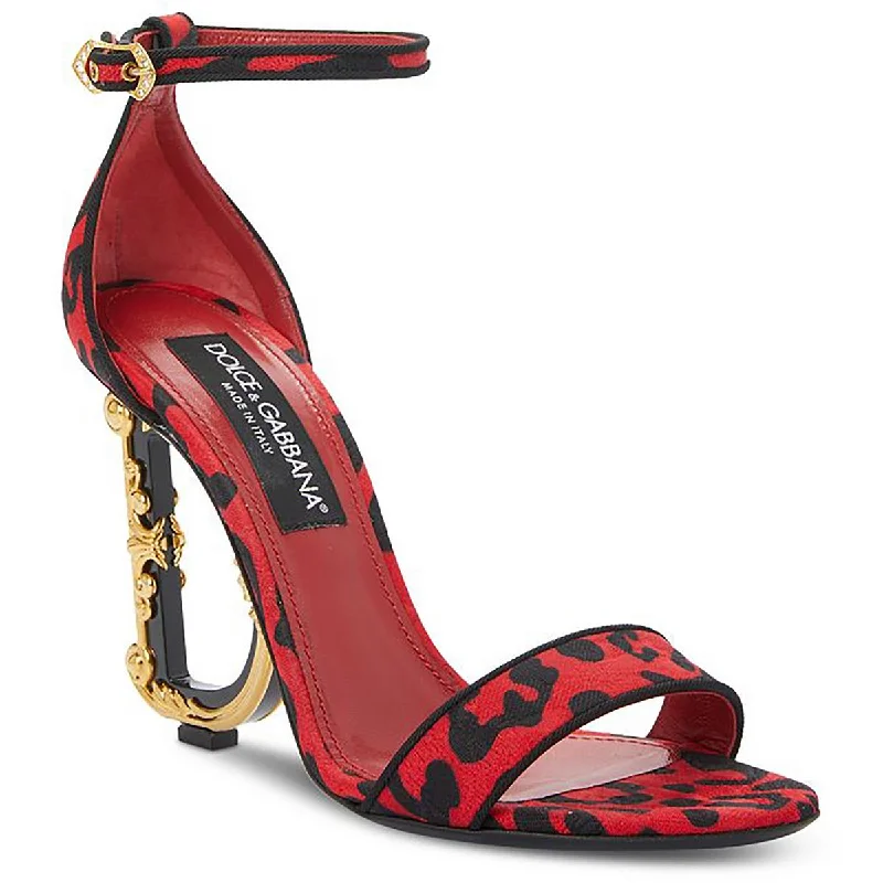 Dolce & Gabbana Womens KEIRAR Leather High Heel Pumps---Comfortable Leather Pumps for Office and Everyday Wear