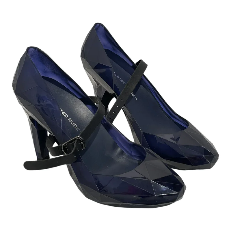 Versatile Heeled Sandals for Any Occasion---UNITED NUDE/Heels/US 7.5/Navy/