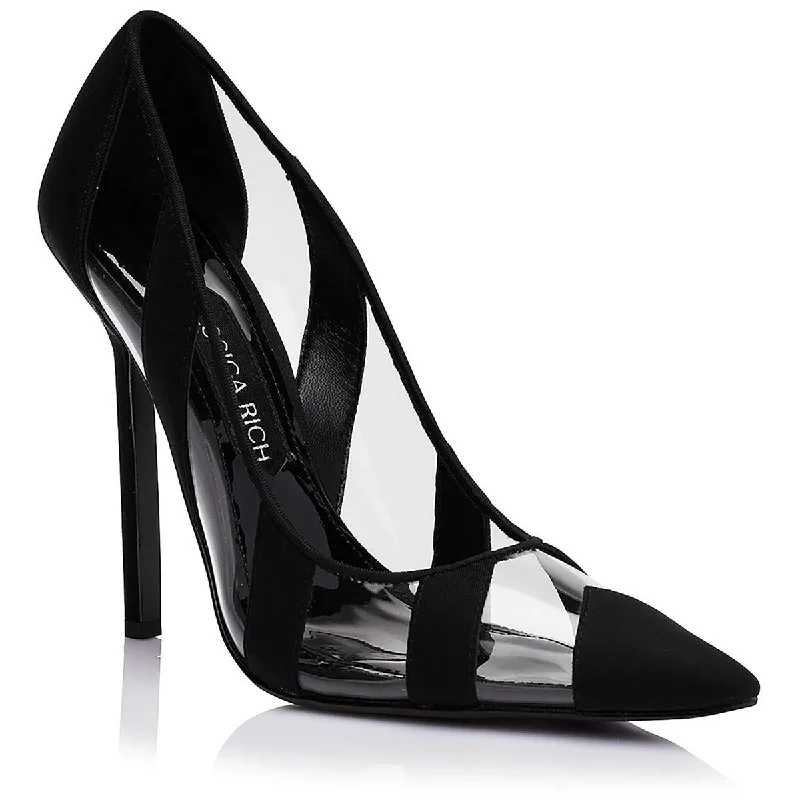 Stiletto Heel Pumps with Perfect Fit--Jessica Rich Womens Slip On Pointed Toe Pumps-Fashionable & Classic