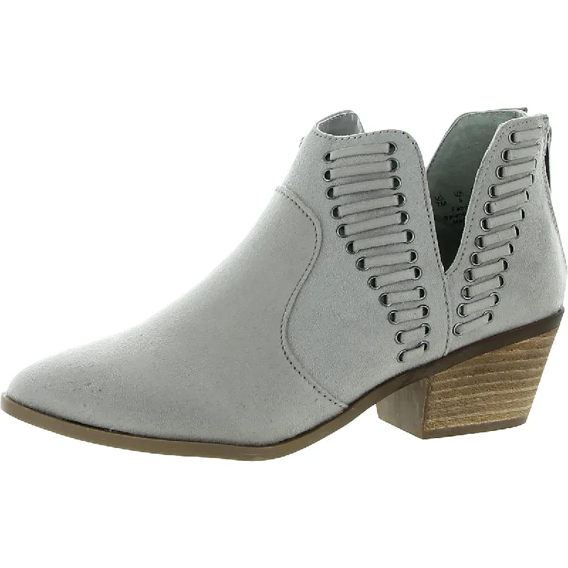 Trendy Chunky Heel Pumps for Casual Wear--Carlos by Carlos Santana Womens Mandi Cushioned Insole Almond Toe Shooties