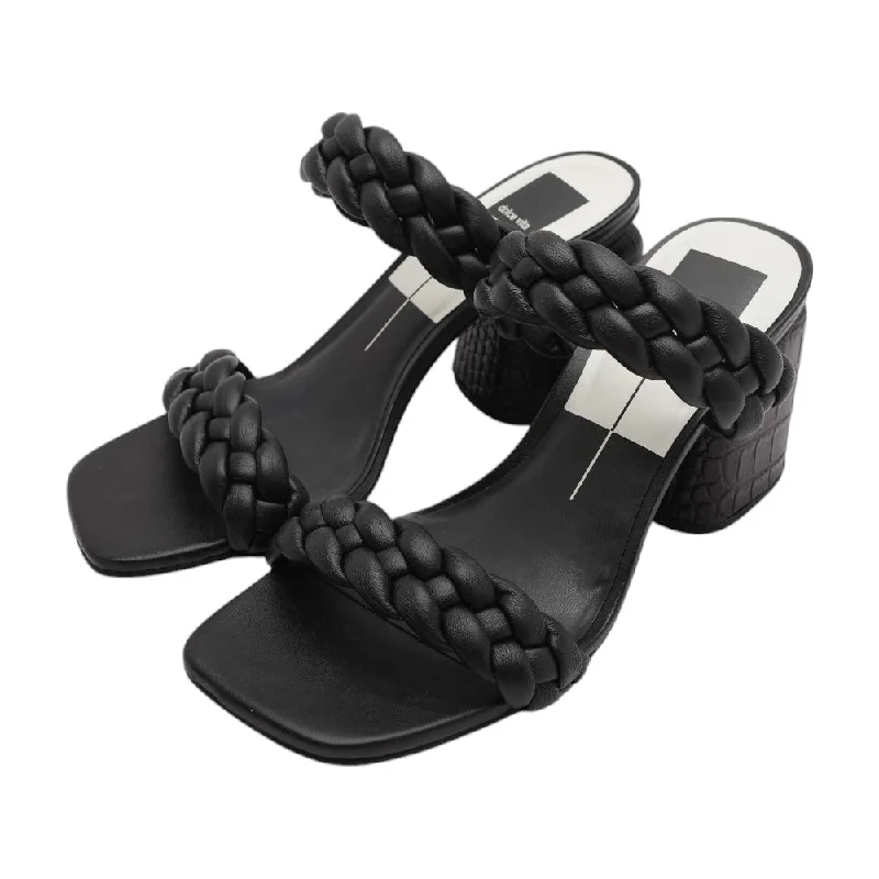 Trendy Chunky Heel Pumps for Casual Wear--Black Block Heels