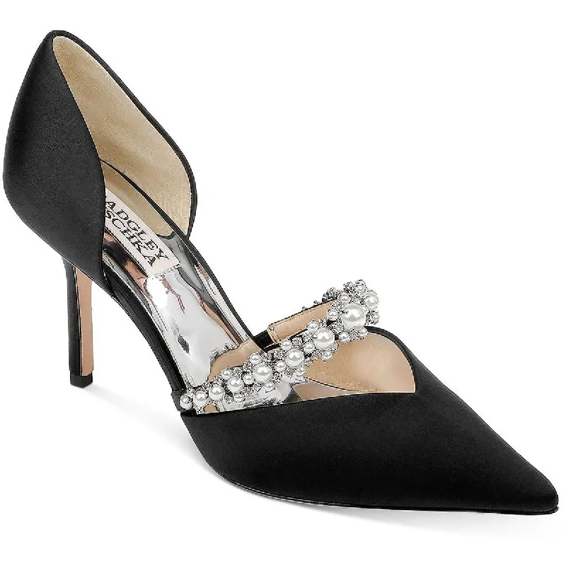 Versatile Heeled Sandals for Any Occasion---Badgley Mischka Womens Nathalie  Pumps