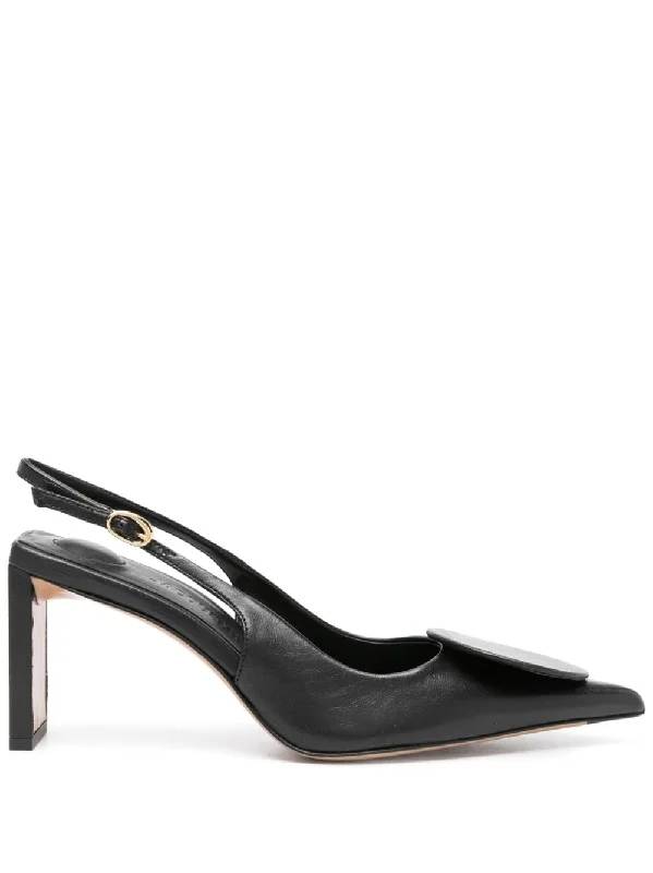 Versatile Heeled Sandals for Any Occasion---Jacquemus Women's With Heel Black