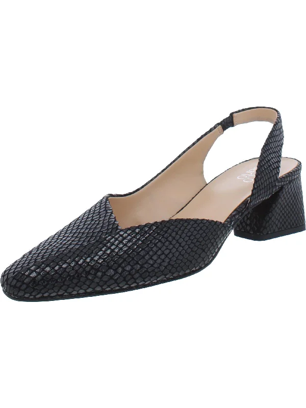 Trendy D'Orsay Pumps for Fashion-Forward Women---Jeen Womens Cushioned Footbed Slingback D'Orsay Heels