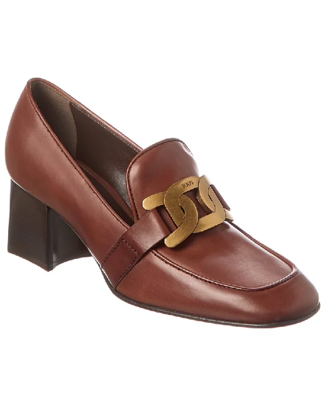 Tod’S Leather Pump---Comfortable Leather Pumps for Office and Everyday Wear