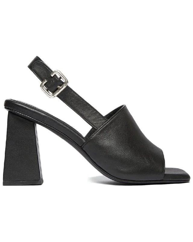 Freda Salvador Cecilia Leather Heel---Comfortable Leather Pumps for Office and Everyday Wear