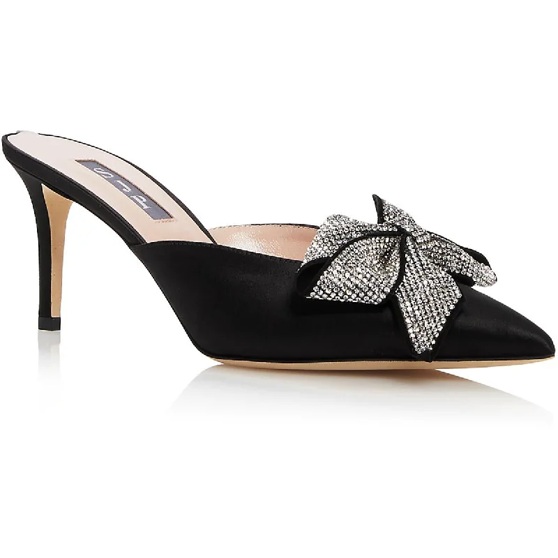 Stiletto Heel Pumps with Perfect Fit--SJP by Sarah Jessica Parker Womens Paley Embellished Pointed Toe Mules-Fashionable & Classic