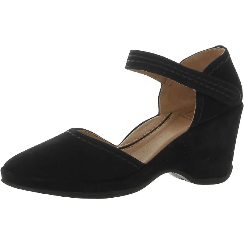 Affordable Suede Ankle Pumps for All-Day Wear--L'Amour des Pieds Womens Orva Suede Mary Jane D'Orsay Heels