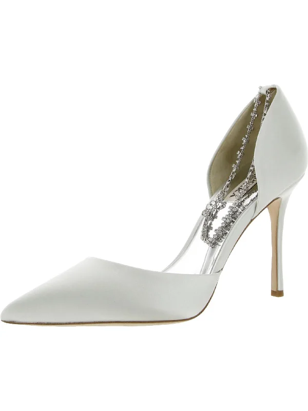 Trendy D'Orsay Pumps for Fashion-Forward Women---Tierra Womens Chain D'Orsay Heels