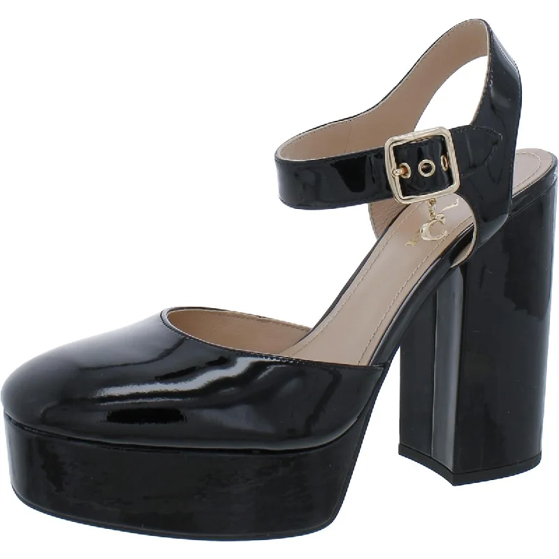 Sleek and Shiny Patent Pump Heels for a Polished Look--Coach Womens Isabella Patent Patent Leather Platform Pumps