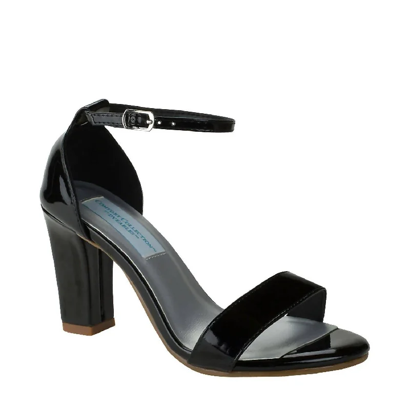 Versatile Heeled Sandals for Any Occasion---Women's Maddox Heels In Black