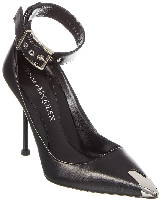 Alexander McQueen Leather Pump---Comfortable Leather Pumps for Office and Everyday Wear