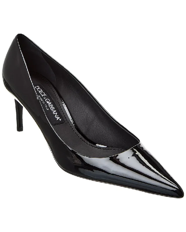 Sleek and Shiny Patent Pump Heels for a Polished Look--Dolce & Gabbana Patent Pump