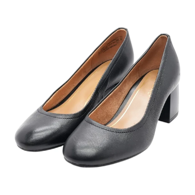 Versatile Heeled Sandals for Any Occasion---Carmel Black Pump Heels