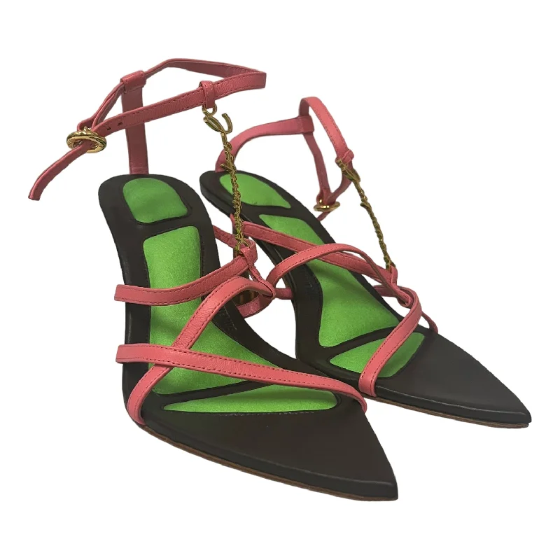 Versatile Heeled Sandals for Any Occasion---JACQUEMUS/Heels/EU 35/PNK/