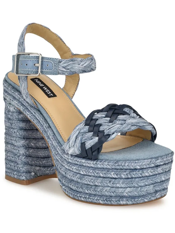 Stylish Open Toe Heels for Summer--Jolane Womens Platform Open Toe Espadrille Heels