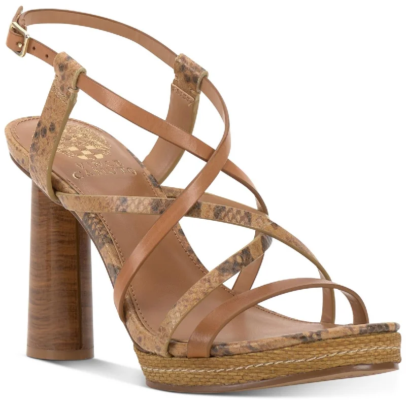 Stylish Ankle Strap Heels for Women--Vince Camuto Womens NELOETTE Leather Ankle Strap Pumps