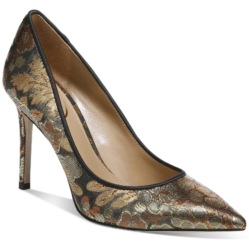 Versatile Heeled Sandals for Any Occasion---Sam Edelman Womens Hazel Floral Print  Pumps