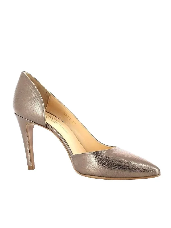 Versatile Heeled Sandals for Any Occasion---Women's Pirita Pump In Bronze