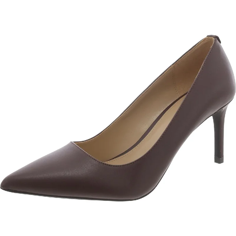 Stiletto Heel Pumps with Perfect Fit--MICHAEL Michael Kors Womens Leather Pointed Toe Pumps-Fashionable & Classic