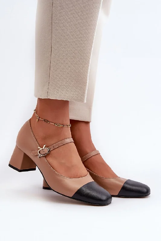 Trendy Chunky Heel Pumps for Casual Wear--Block heel pumps Step in style