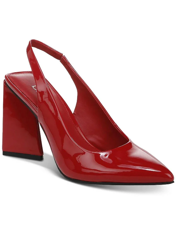 Sleek and Shiny Patent Pump Heels for a Polished Look--Arrica Womens Patent Slingback Pumps