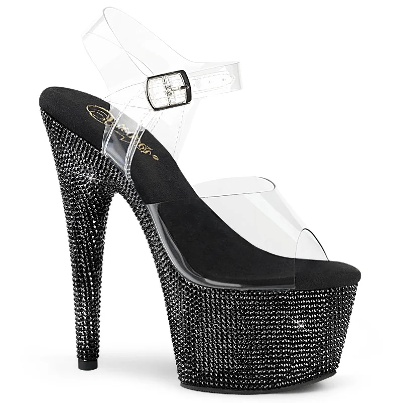 Stiletto Heel Pumps with Perfect Fit--Bejeweled 708DM-Fashionable & Classic