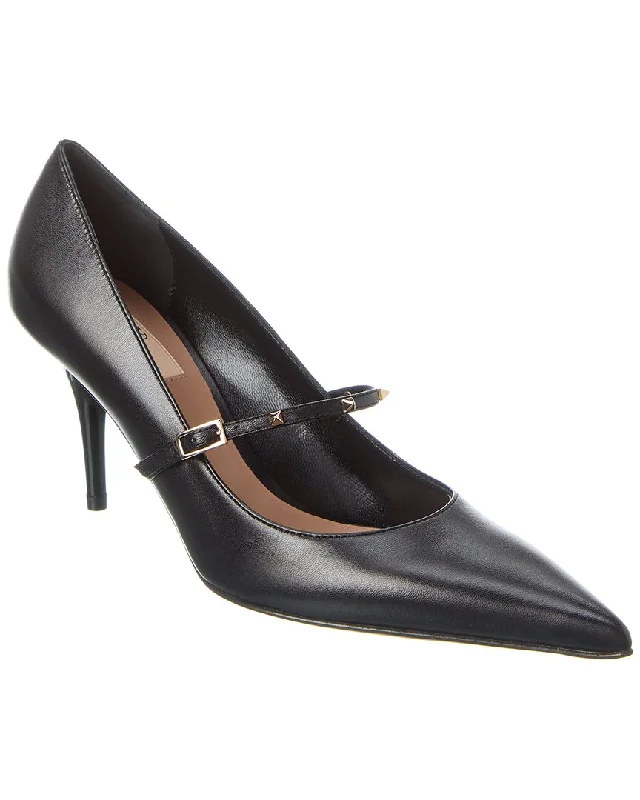 Valentino Rockstud 80 Leather Pump---Comfortable Leather Pumps for Office and Everyday Wear