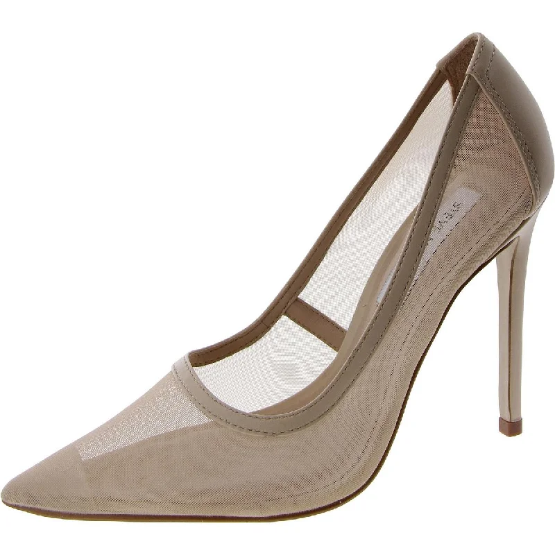 Stiletto Heel Pumps with Perfect Fit--Virtue Womens Mesh Pointed Toe Pumps-Fashionable & Classic