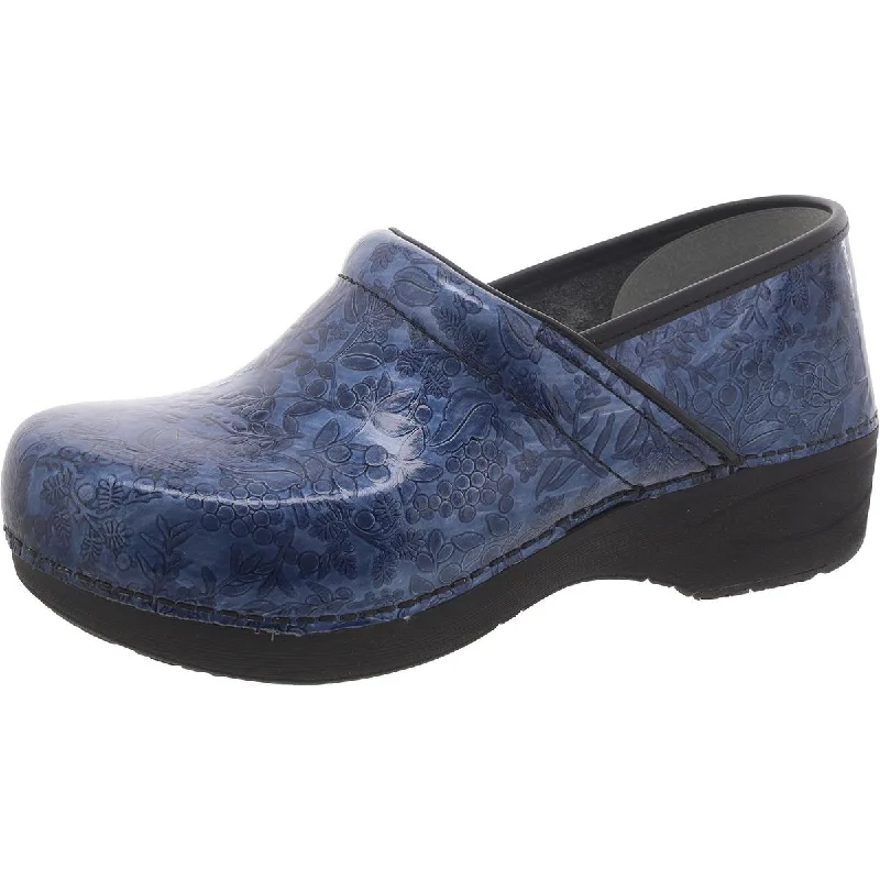 Dansko Womens XP 2.0 Leather Embssed Clogs---Comfortable Leather Pumps for Office and Everyday Wear