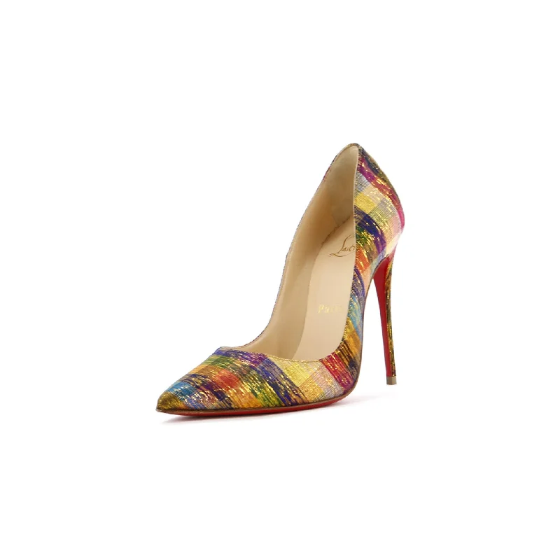 Versatile Heeled Sandals for Any Occasion---Women's So Kate Pumps Printed Canvas 120