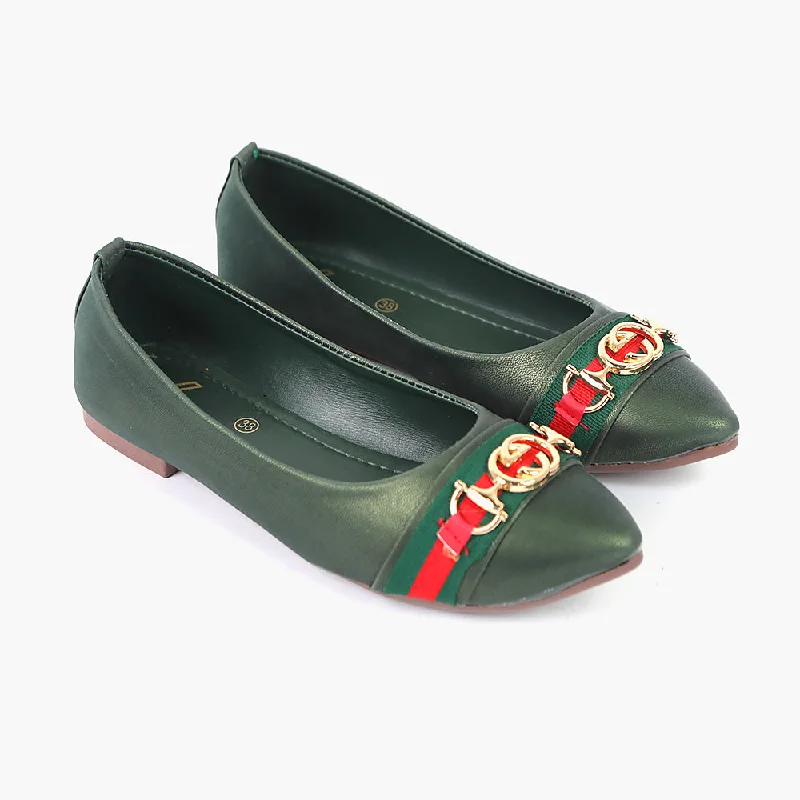 Versatile Heeled Sandals for Any Occasion---Women's Pump - Green