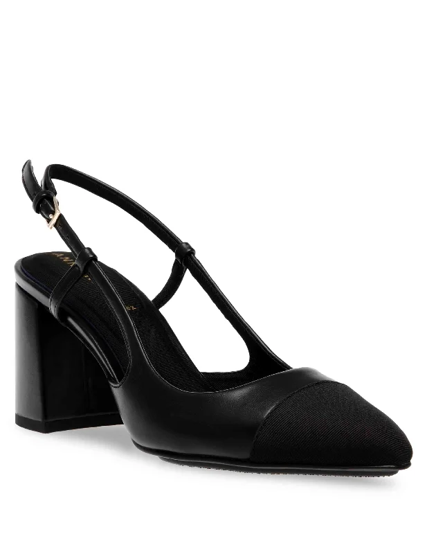 Stiletto Heel Pumps with Perfect Fit--Brinlee Sling Back Pump-Fashionable & Classic