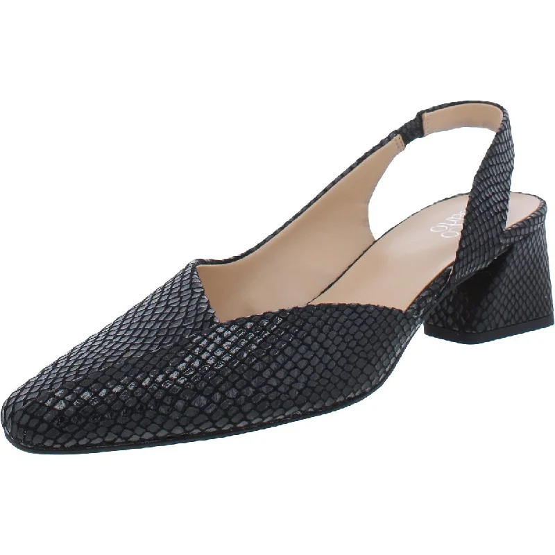 Trendy D'Orsay Pumps for Fashion-Forward Women---Franco Sarto Womens Jeen Cushioned Footbed Slingback D'Orsay Heels