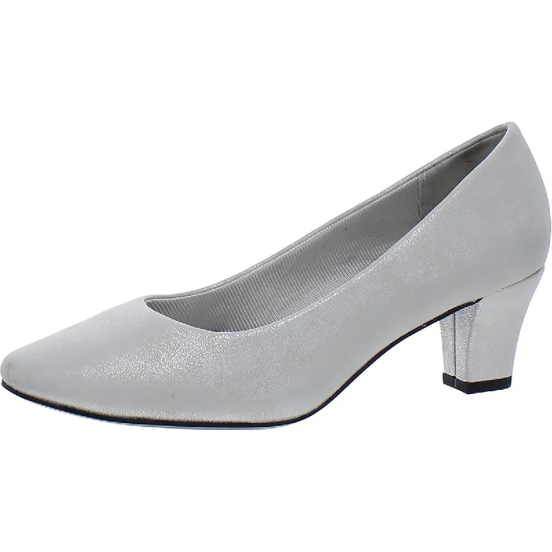 Versatile Dress Heels for Formal and Casual Wear---Easy Street Womens Ballari  Round Toe Dressy Pumps