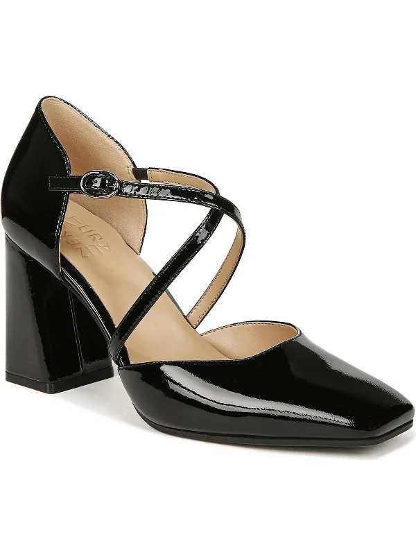 Leesha Womens Leather Strappy Pumps---Affordable Strappy Platform Heels with Premium Quality