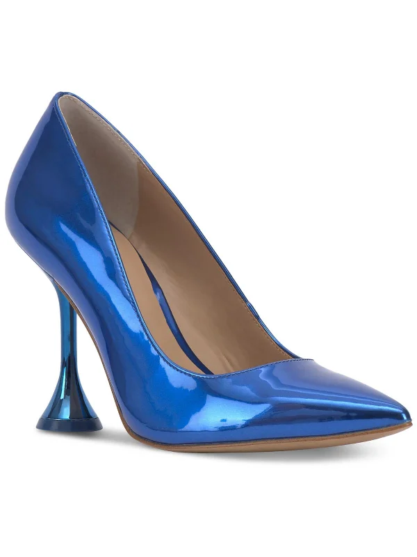 Sleek and Shiny Patent Pump Heels for a Polished Look--Savitri  Womens Pointed Toe Patent Pumps