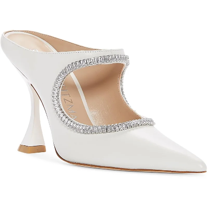 Versatile Dress Heels for Formal and Casual Wear---Stuart Weitzman Womens Stiletto Dressy Mules