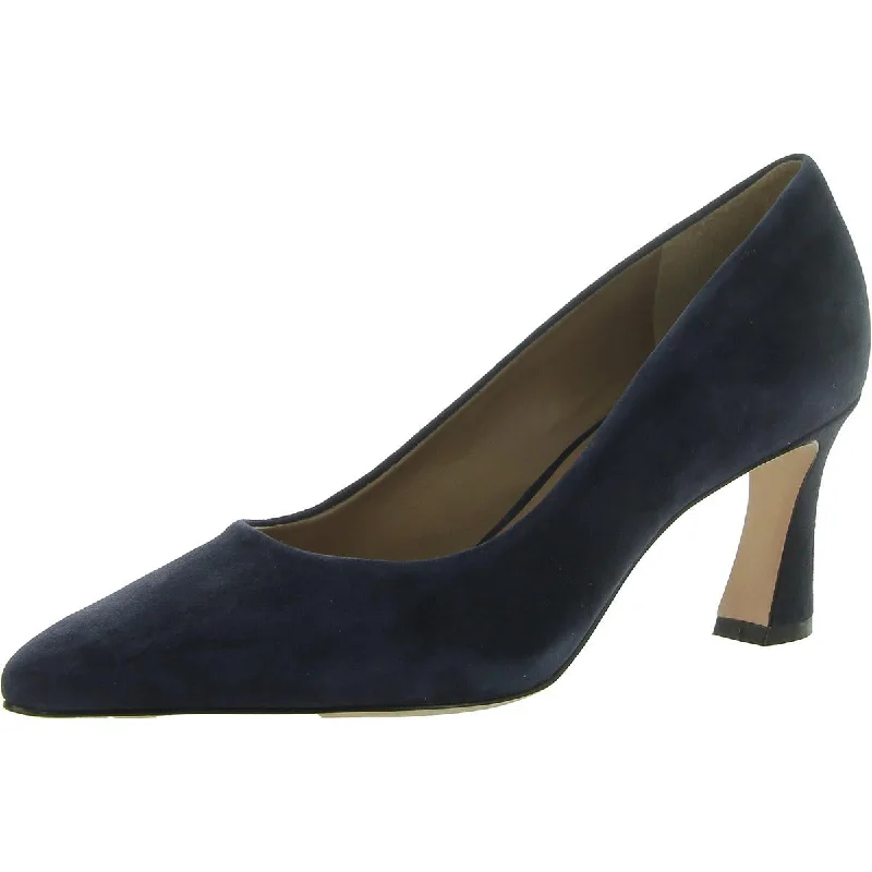 Stiletto Heel Pumps with Perfect Fit--Faryn Womens Slip On Pointed Toe Pumps-Fashionable & Classic